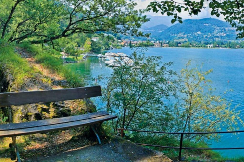 Tresa Bay House - Lugano Lake Lavena Ponte Tresa Exteriör bild